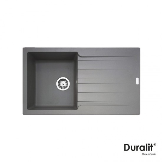 Ένθετος Νεροχύτης Γρανιτένιος Συνθετικός Duralit 86x50 εκ. KS100 Concrete